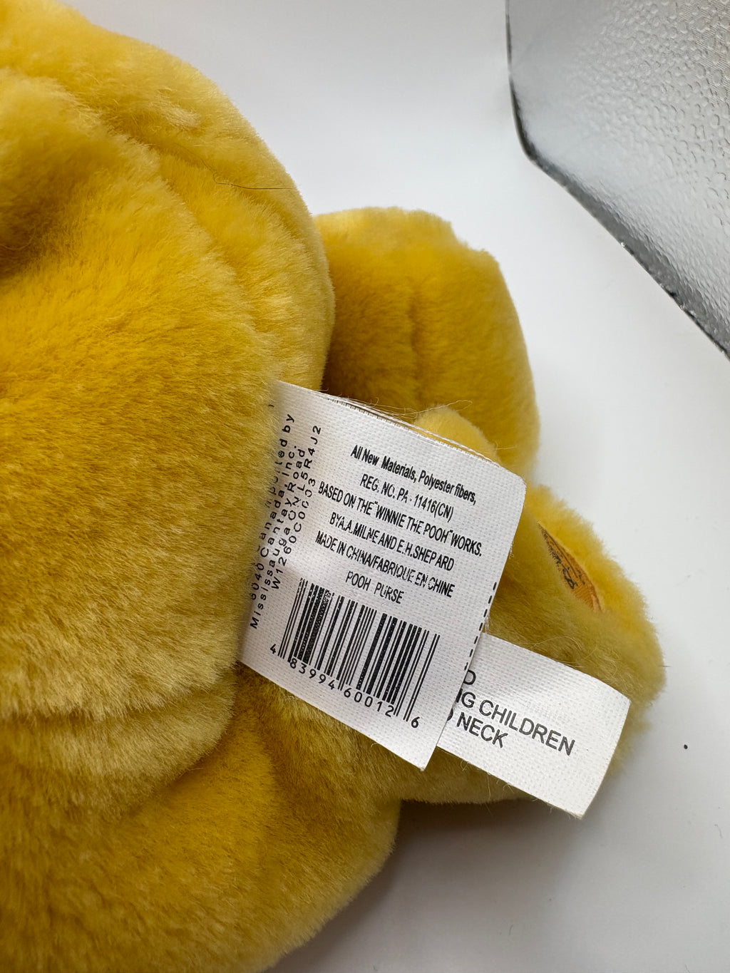 Vintage Disney Store Winnie the Pooh Plush Purse Bag + 1982 Golden Book Bundle