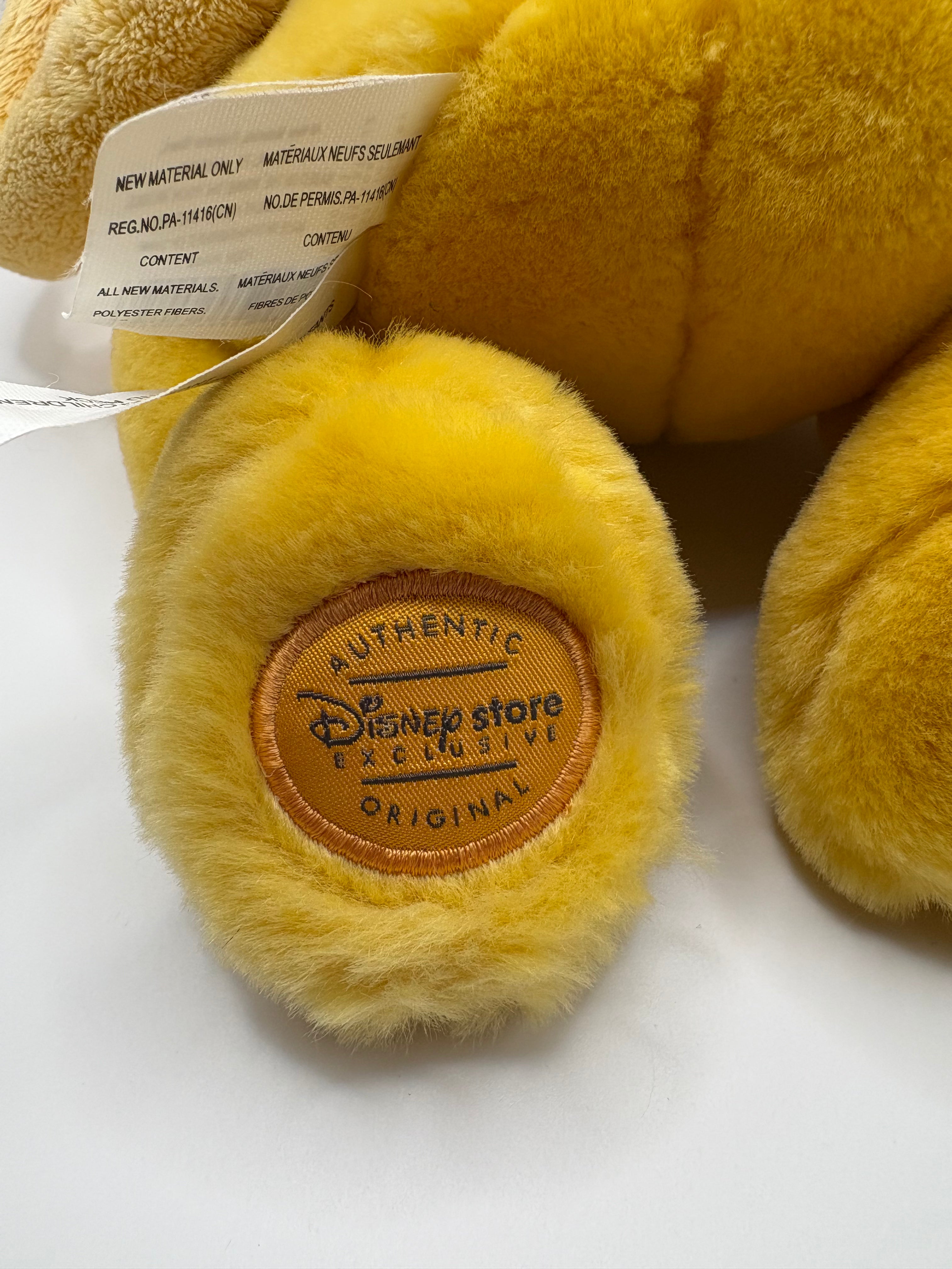 Vintage Disney Store Winnie the Pooh Plush Purse Bag + 1982 Golden Book Bundle