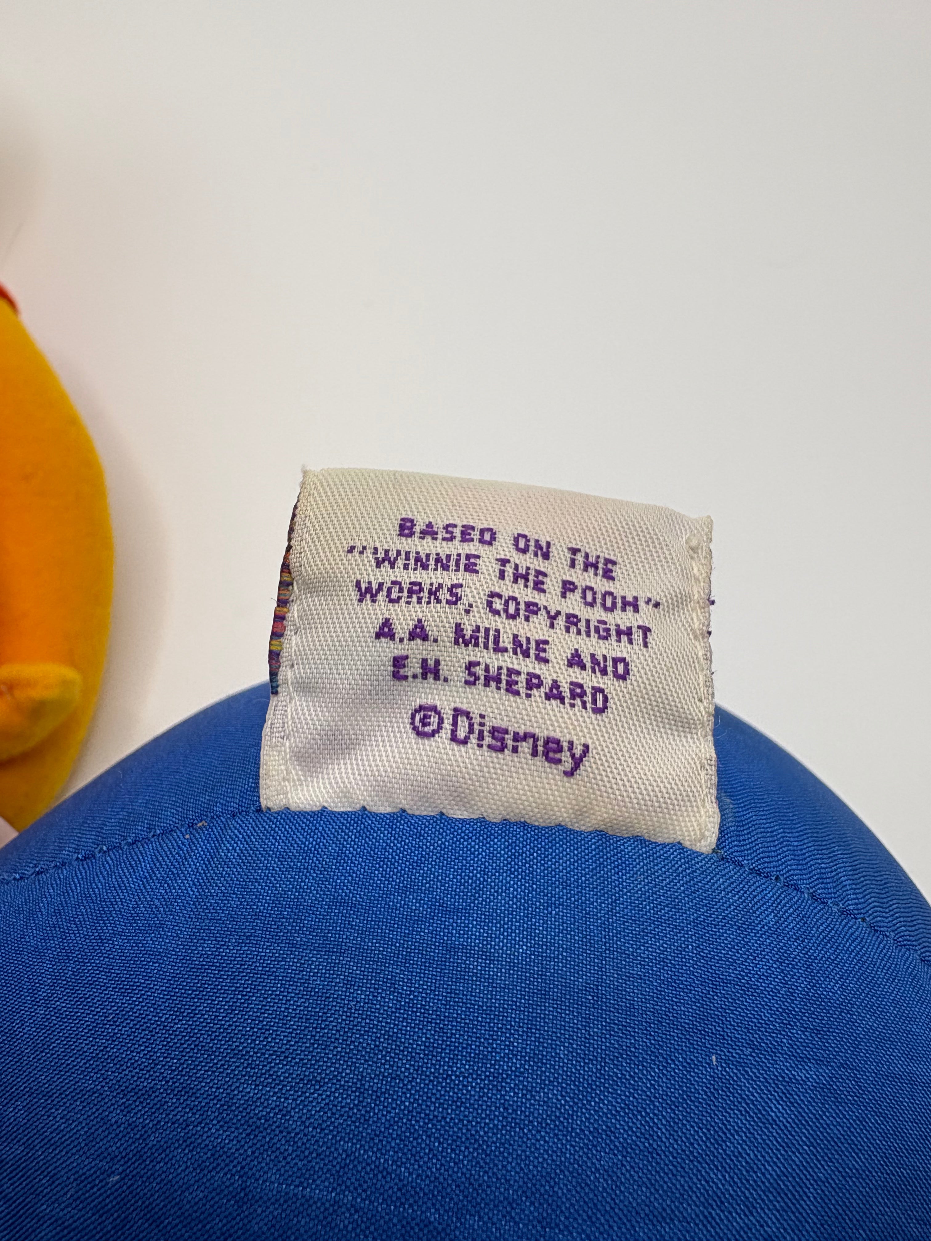 Vintage Disney Winnie the Pooh Musical Pull Toy Balloon Plush Music Box